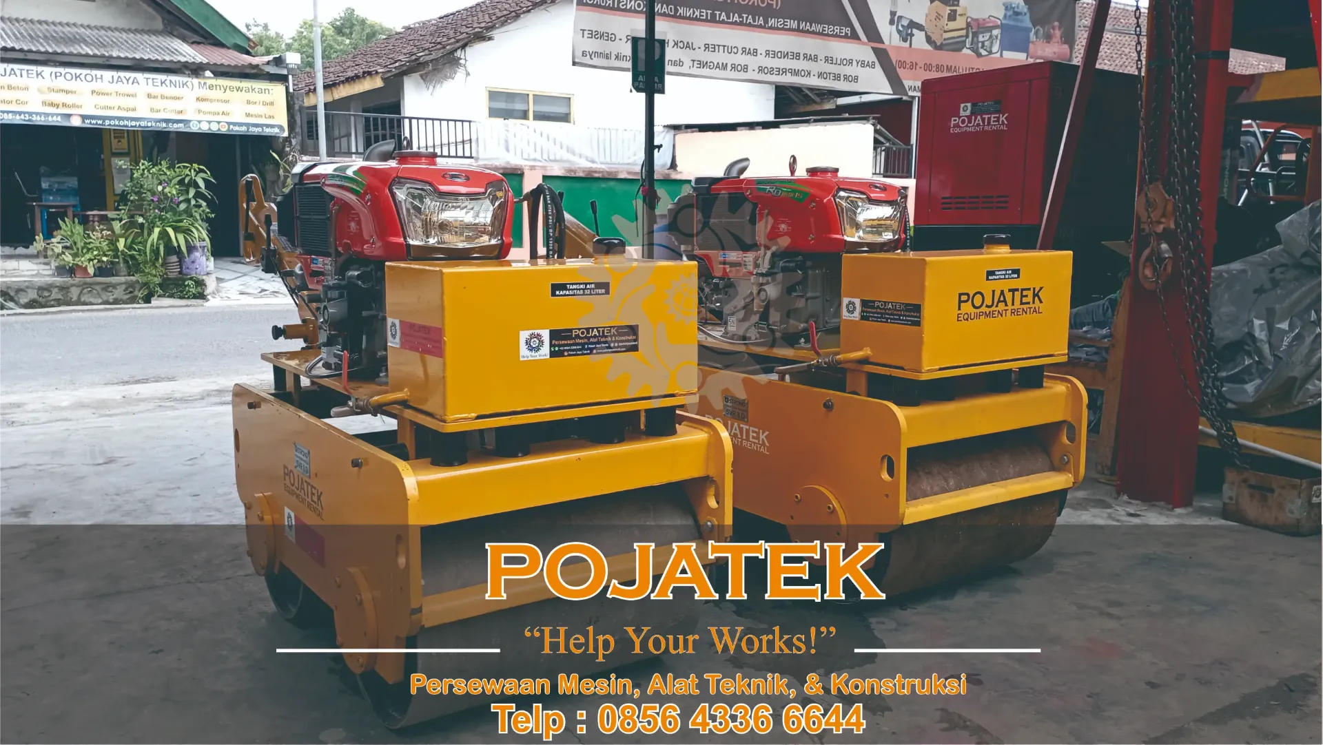 Baby Roller Kubota 1,3 Ton (Getar Aktif)