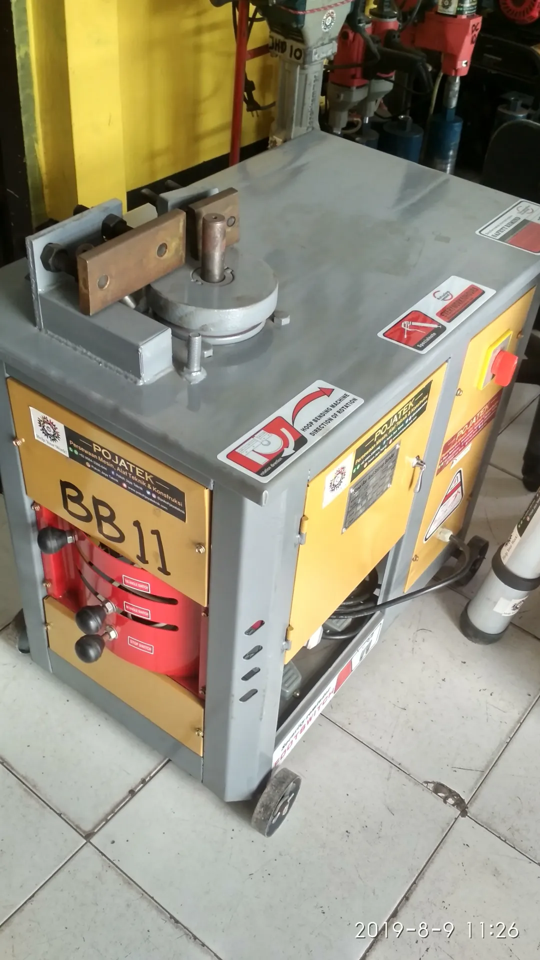 Bar Bender Stirrup - 380 Volt - Maks. Besi 28mm (salin)