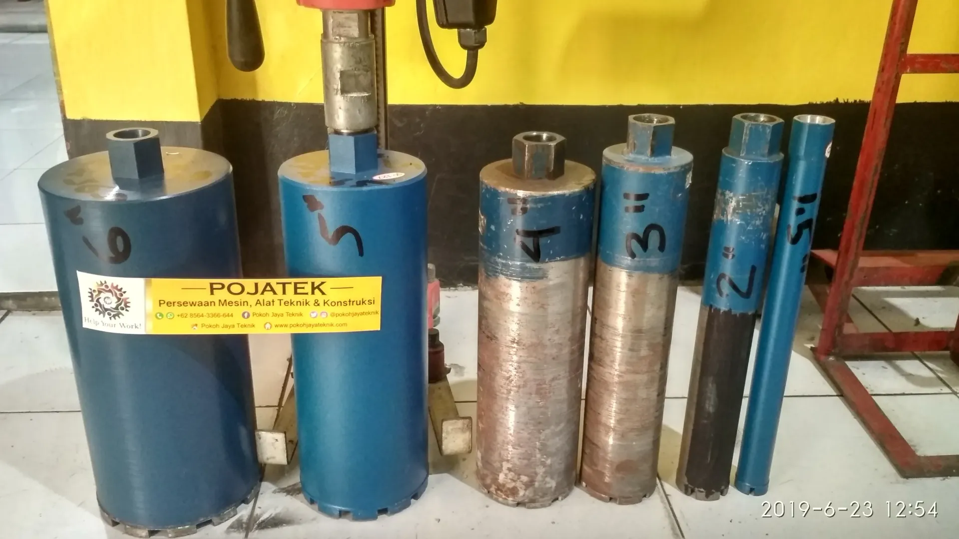 Bor Coring - Sewa Mata Diamond Coring 5 Inch